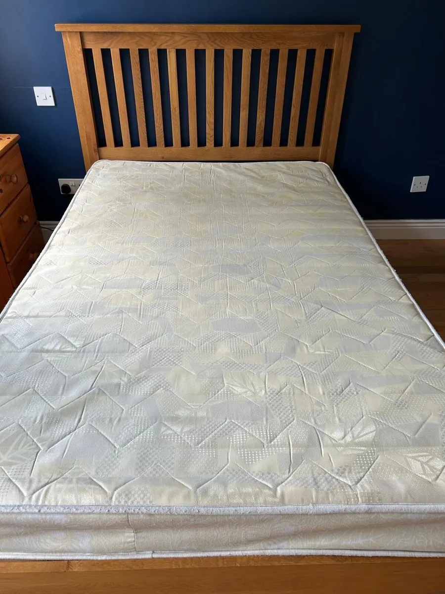 Double Bed with Mattress- Perfect Condition - Image 1