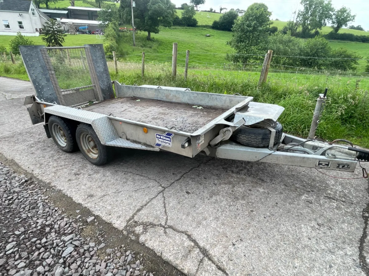 Ifor Williams 10ft x 5ft 4” plant trailer - Image 1