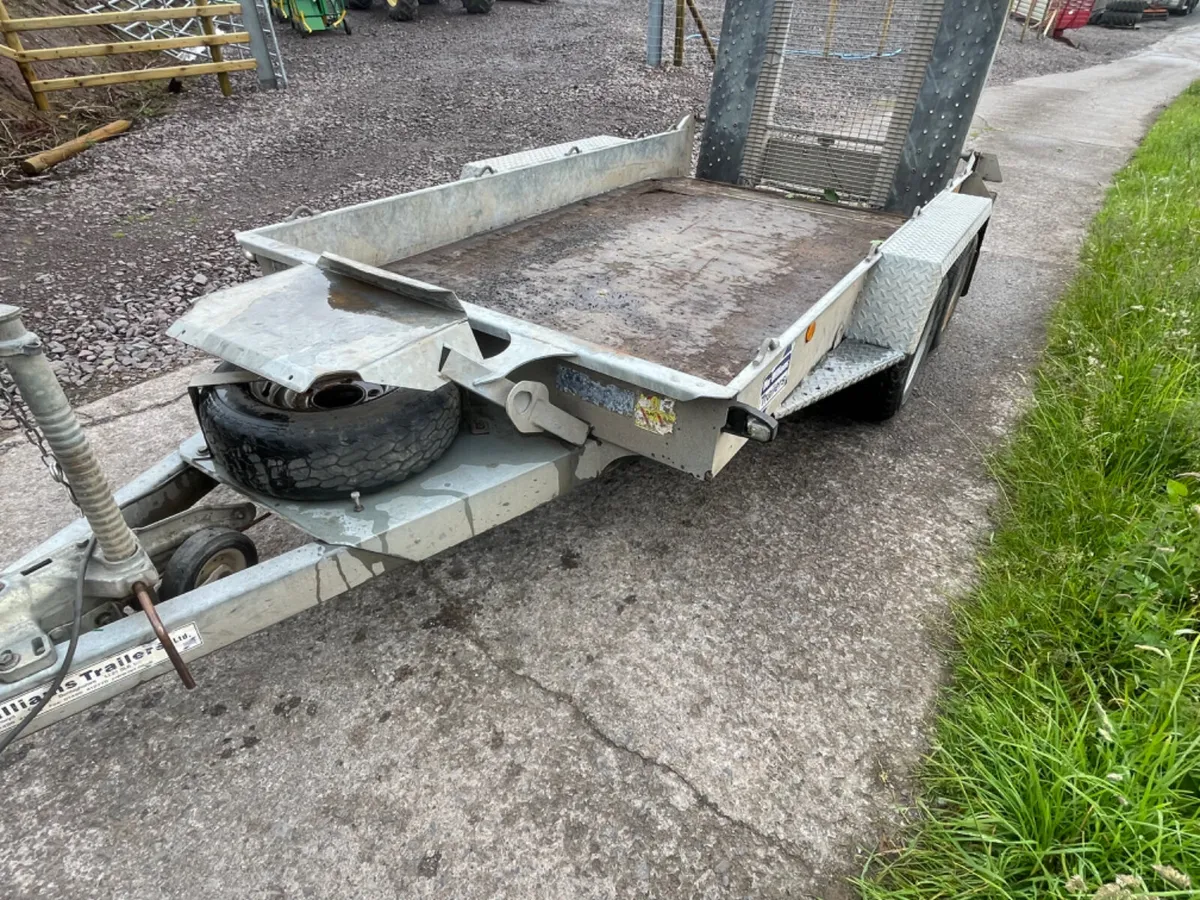 Ifor Williams 10ft x 5ft 4” plant trailer - Image 2