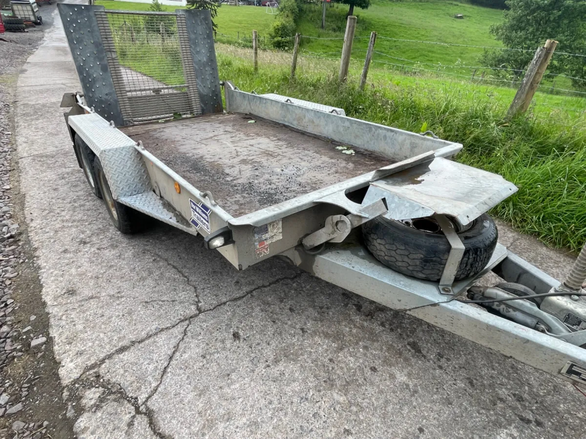 Ifor Williams 10ft x 5ft 4” plant trailer - Image 4
