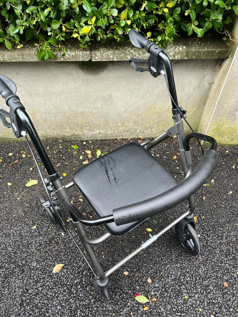 Rollator walker with seat - Image 1