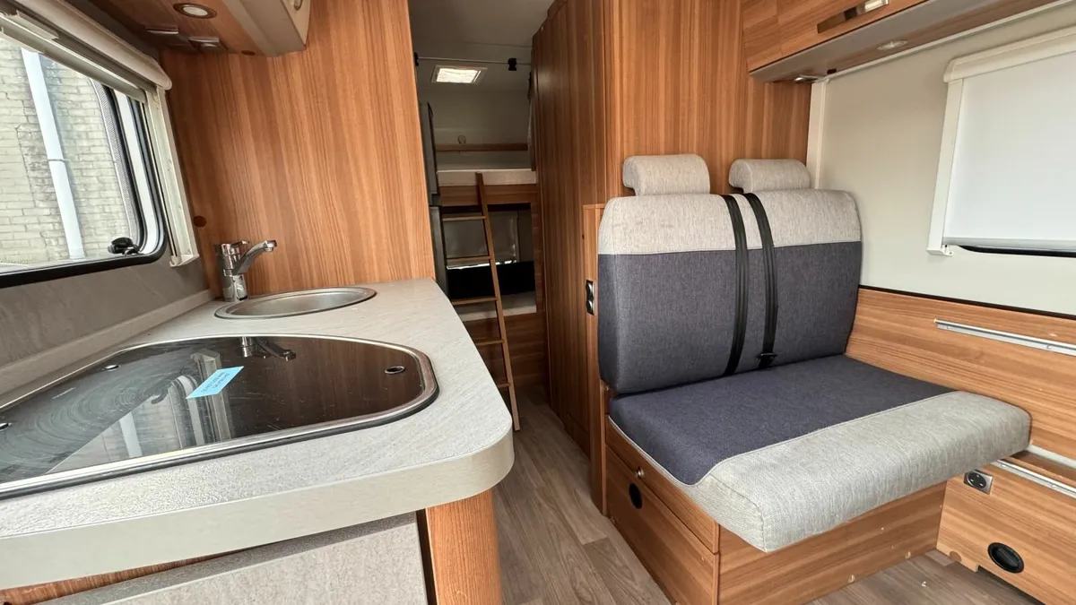 2019 191D Fiat Carahome 6 Berth Motorhome 6 Belts - Image 3