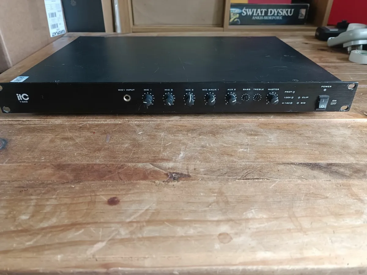 ITC T-60D Mixer Amplifier (Phone Jack & MIC Input) - Image 1