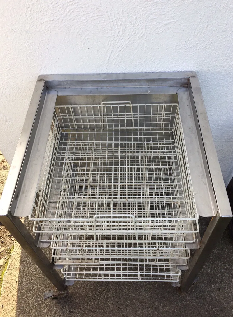Stainless Steel Trolley with Storage Racks - Image 2