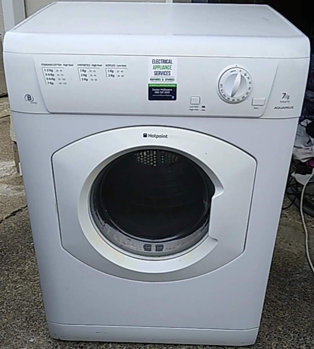 HOTPOINT VENTED TUMBLE DRYER