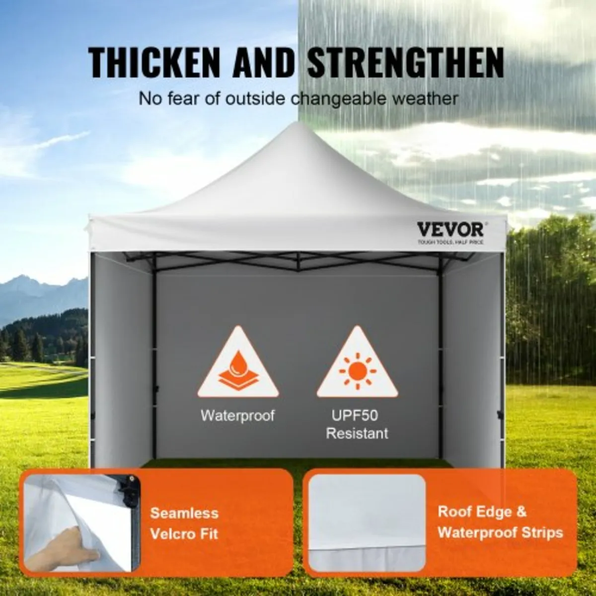 Pop Up Canopy Tent Outdoor Gazebo Tent 304.8 x 304 - Image 3