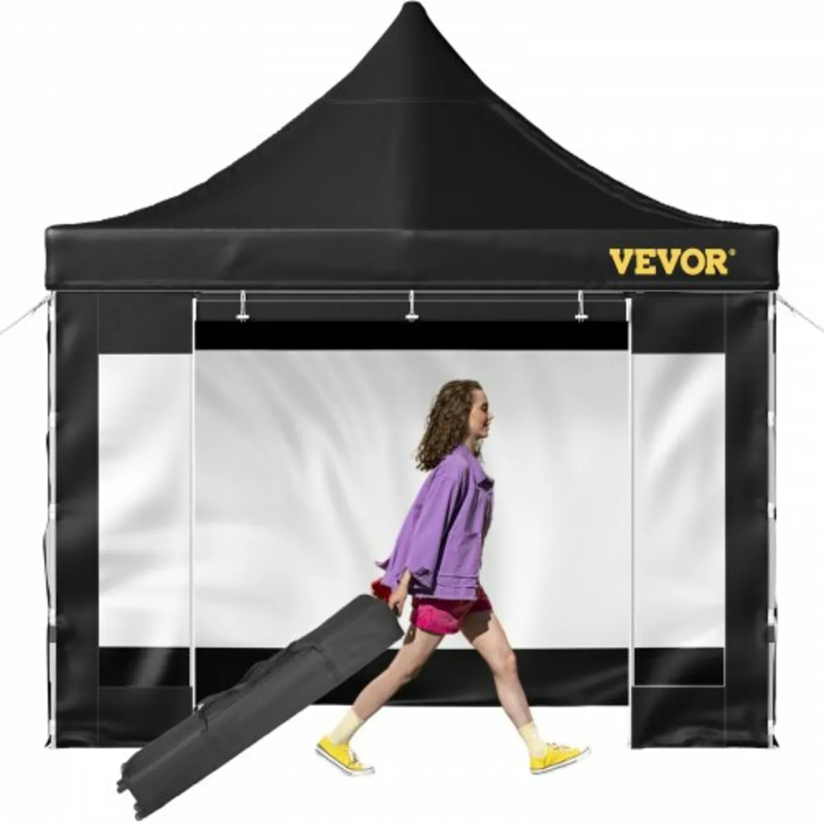 10 x 10 FT Pop Up Canopy Tent, Outdoor Patio Gazeb - Image 1