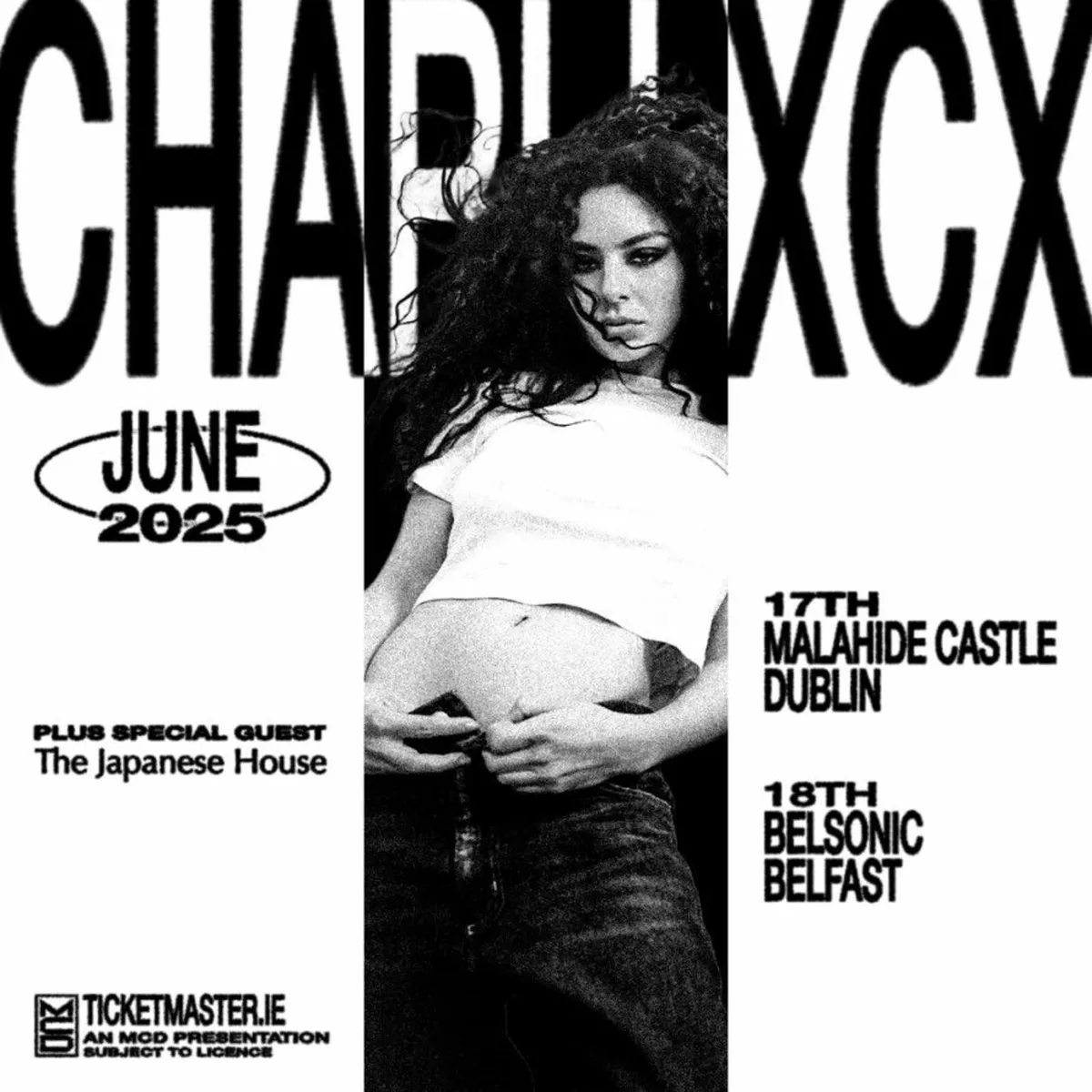 Charli xcx Ticket - Malahide