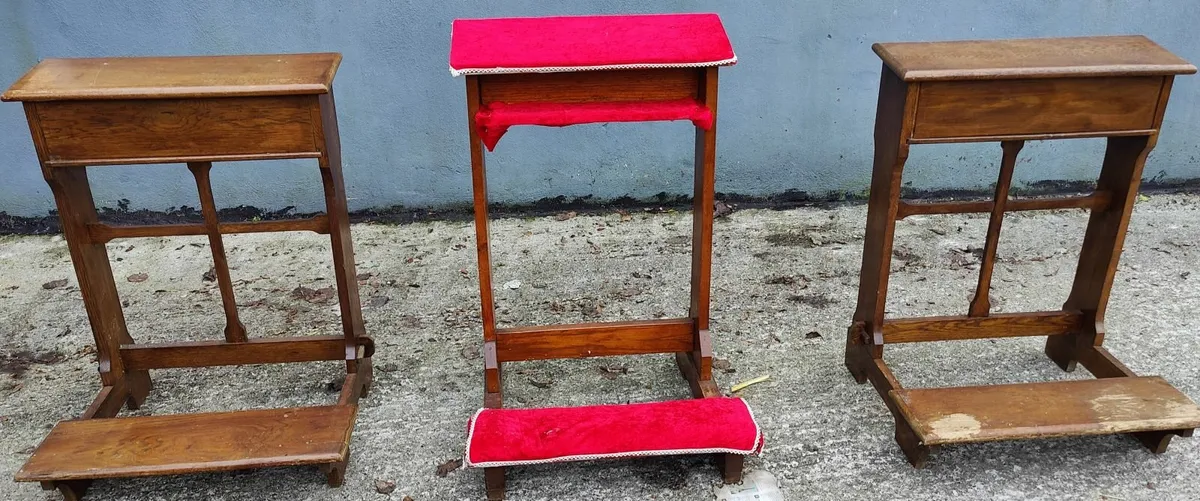 Religous item pew prayer knealer - Image 2