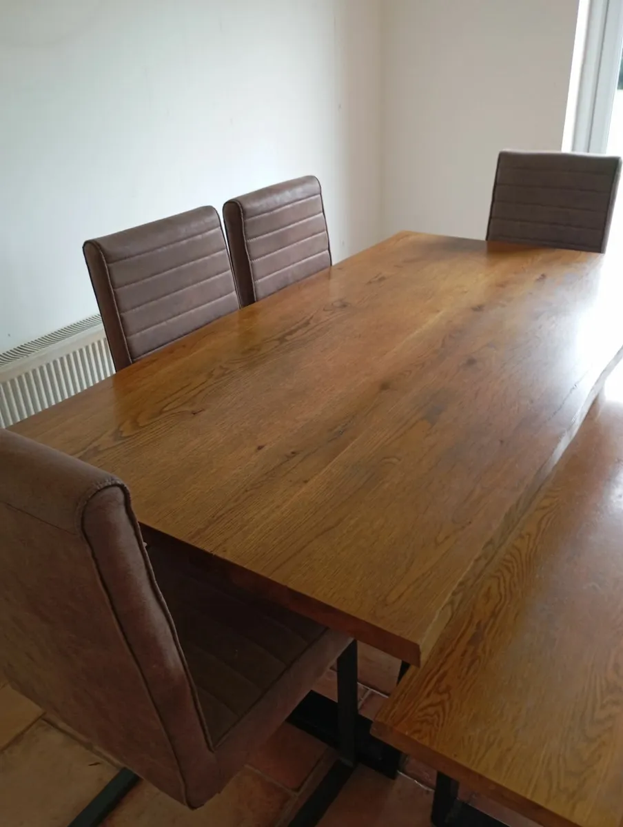 Kitchen table,chairs,bench set - Image 1