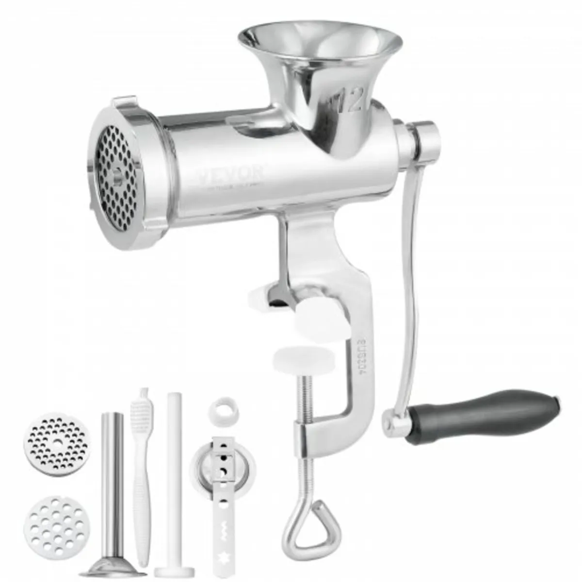 Manual Meat Grinder, 304 Stainless Steel Hand Meat - Image 1