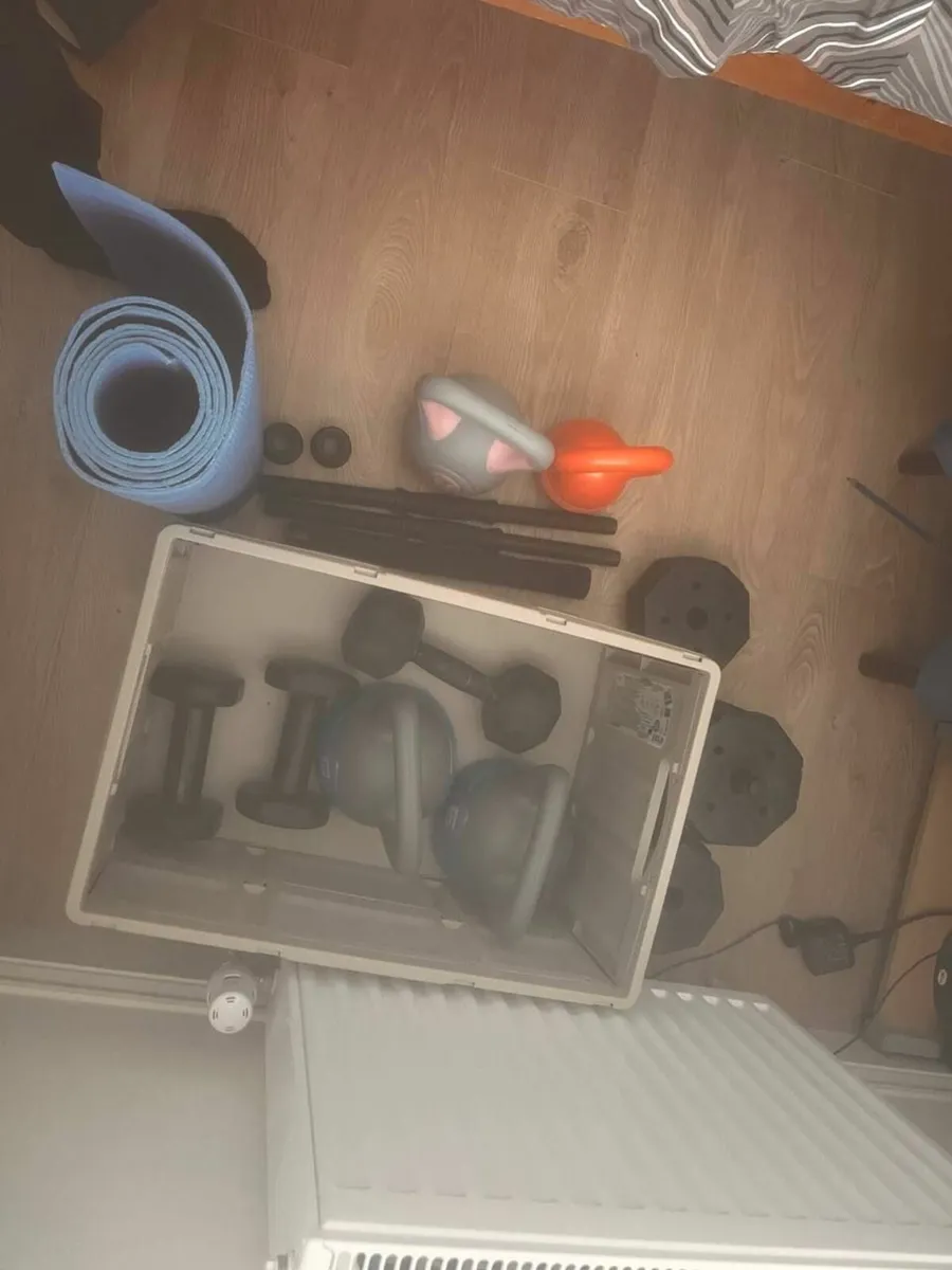 Home Gym Set - Kettlebells, Dumbbells, Barbell - Image 1