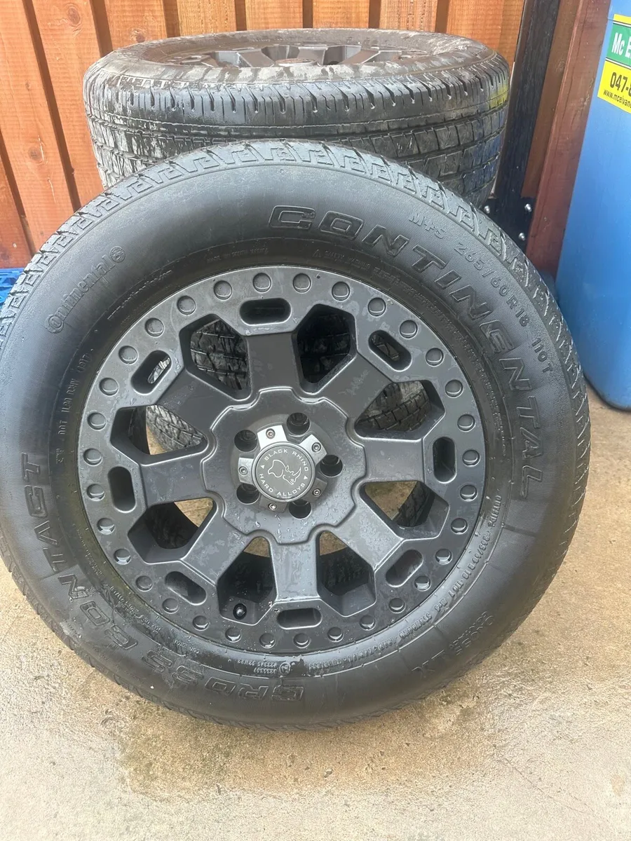 18” black rhino alloys warlord - Image 1