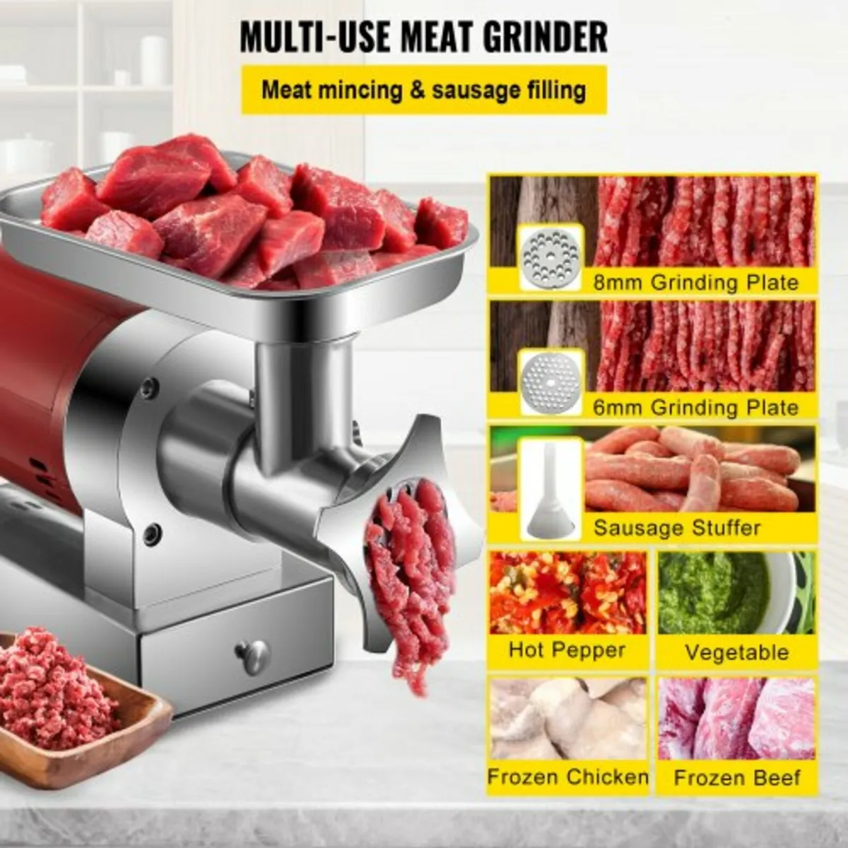 Electric Meat Grinder Machine Electric Meat Mincer - Image 3