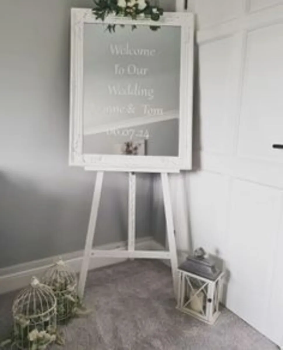 Personalised Mirror Set for Hire