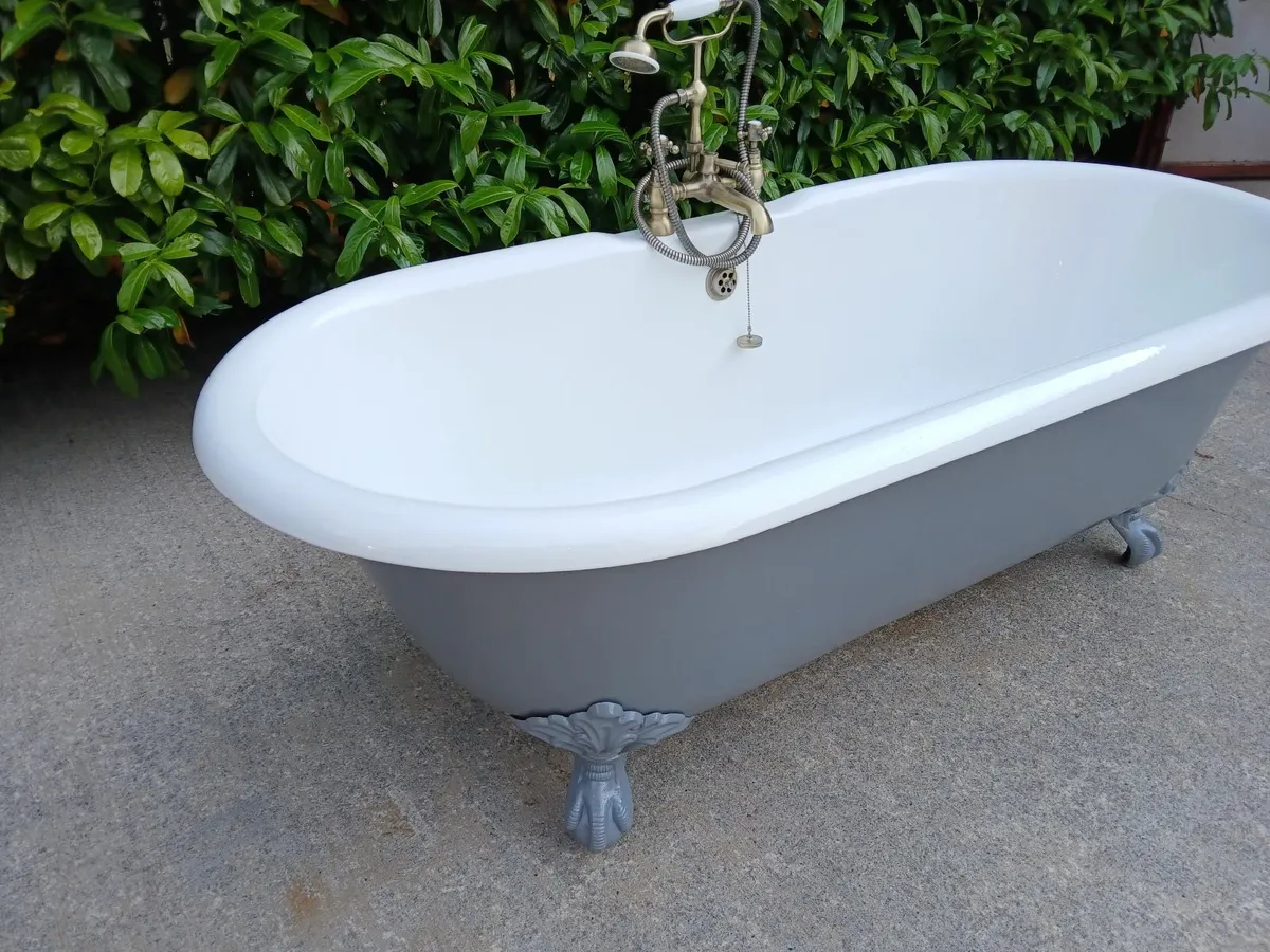 cast iron bath & bath - Image 3
