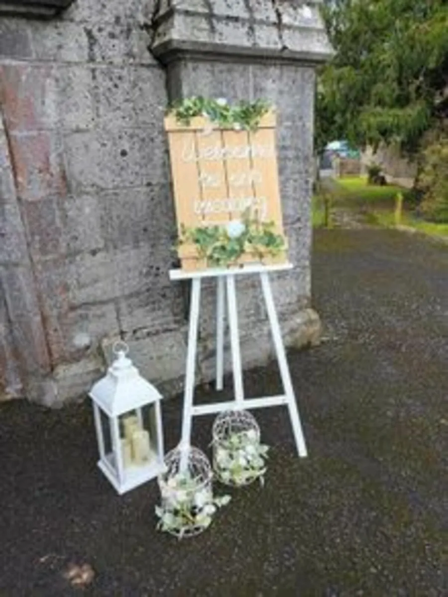 Wedding Welcome Sign Set for Hire