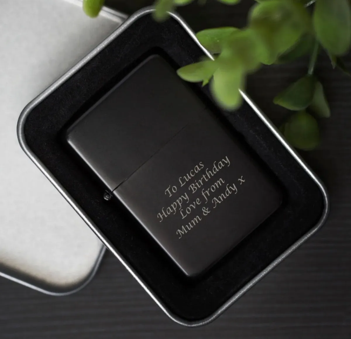 Personalised Black or Pink Lighter - Image 4