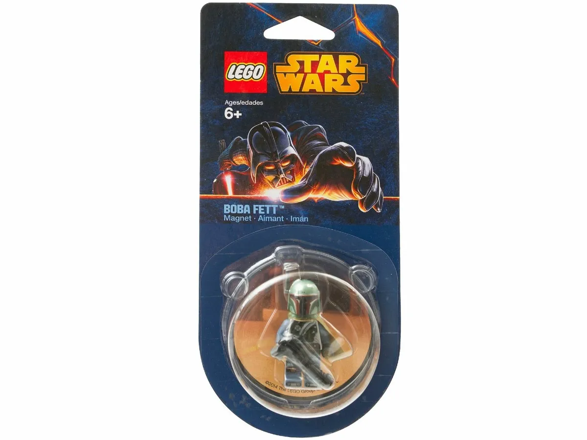 Lego Star Wars Boba Fett magnet (2014) - Image 2