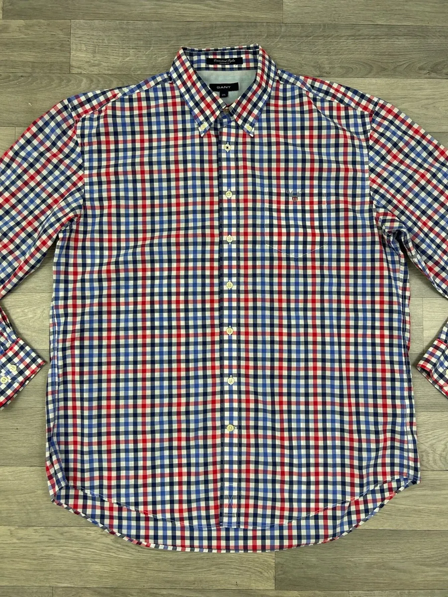 Gant Button Down Check Shirt Mens XXL - Image 2