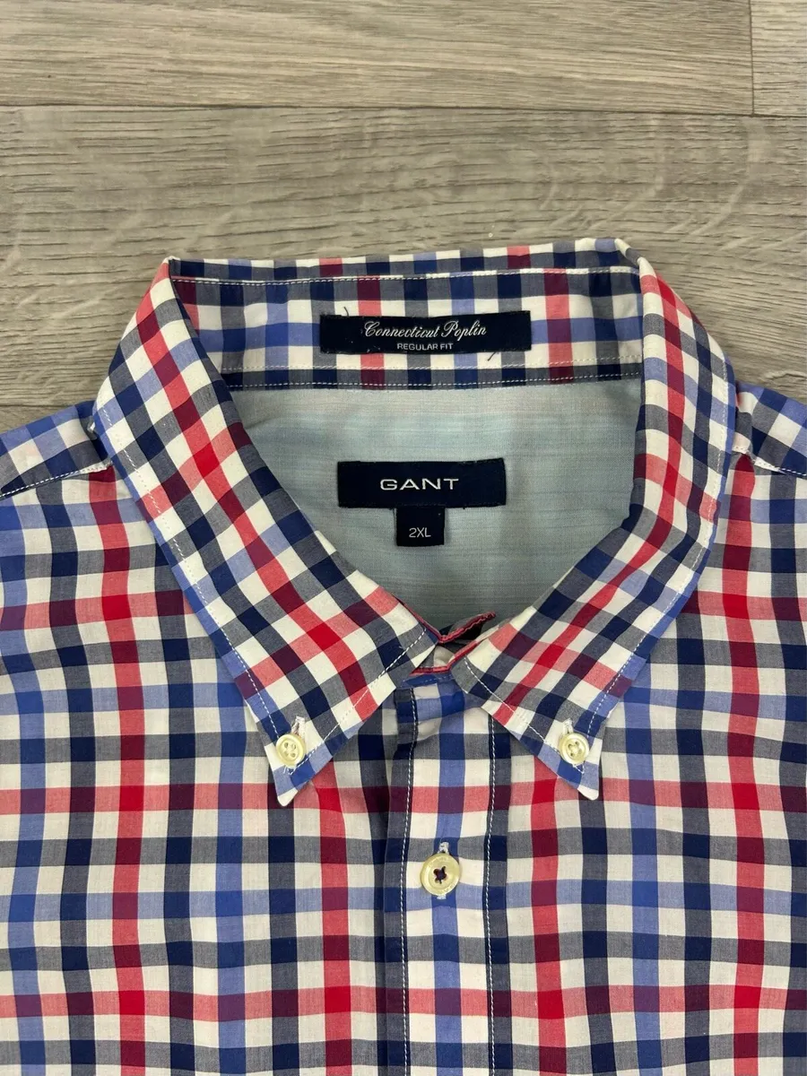 Gant Button Down Check Shirt Mens XXL - Image 4