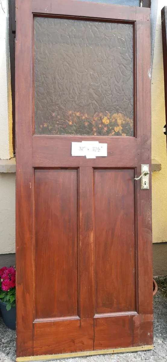3 teak doors - Image 1
