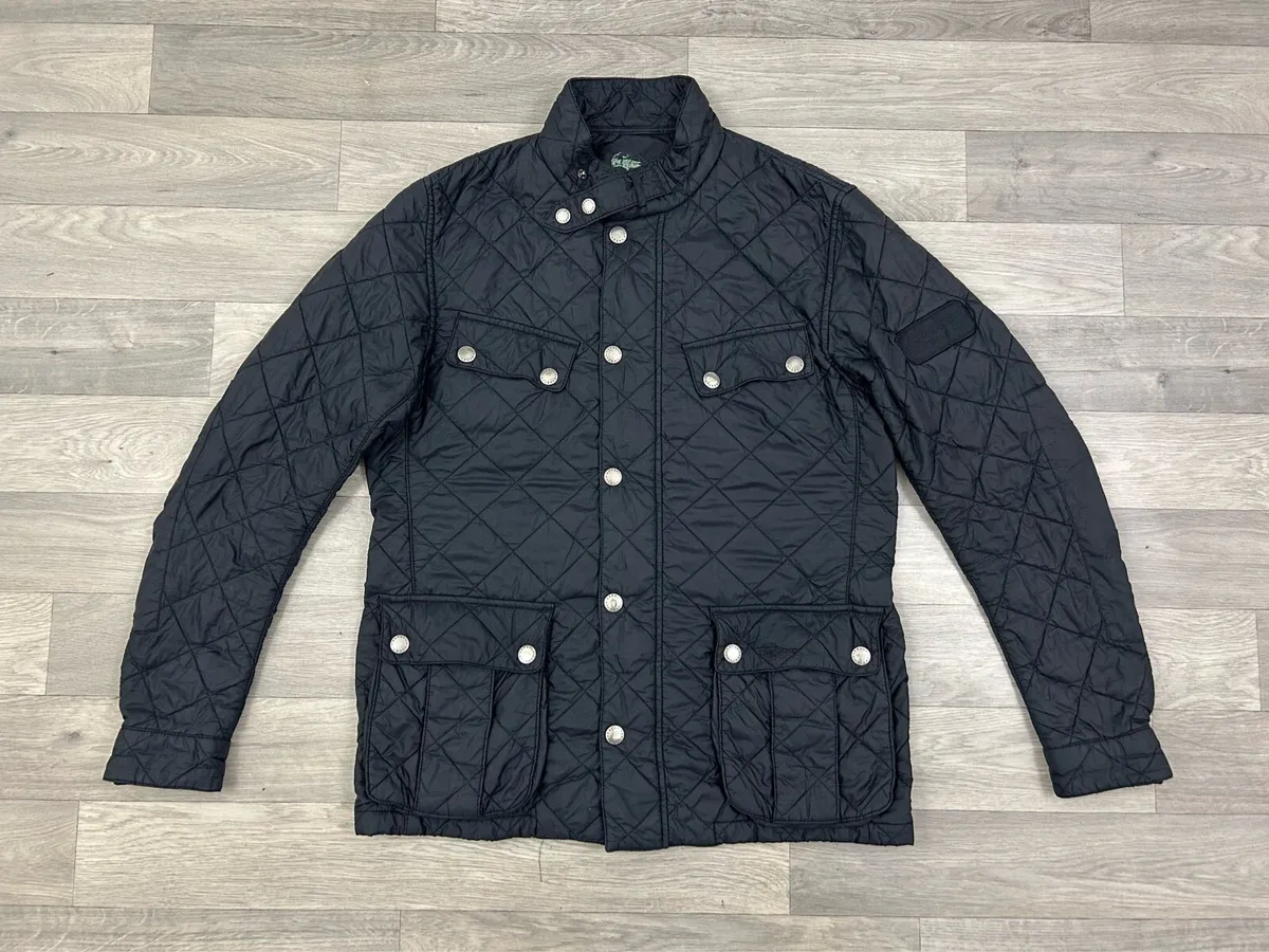 Barbour International Ariel Quilt Jacket Mens M/L - Image 1