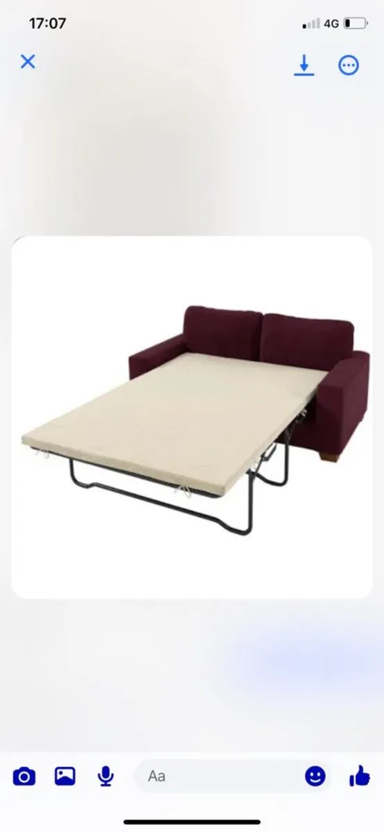 Sofa bed and tub chair - Image 1