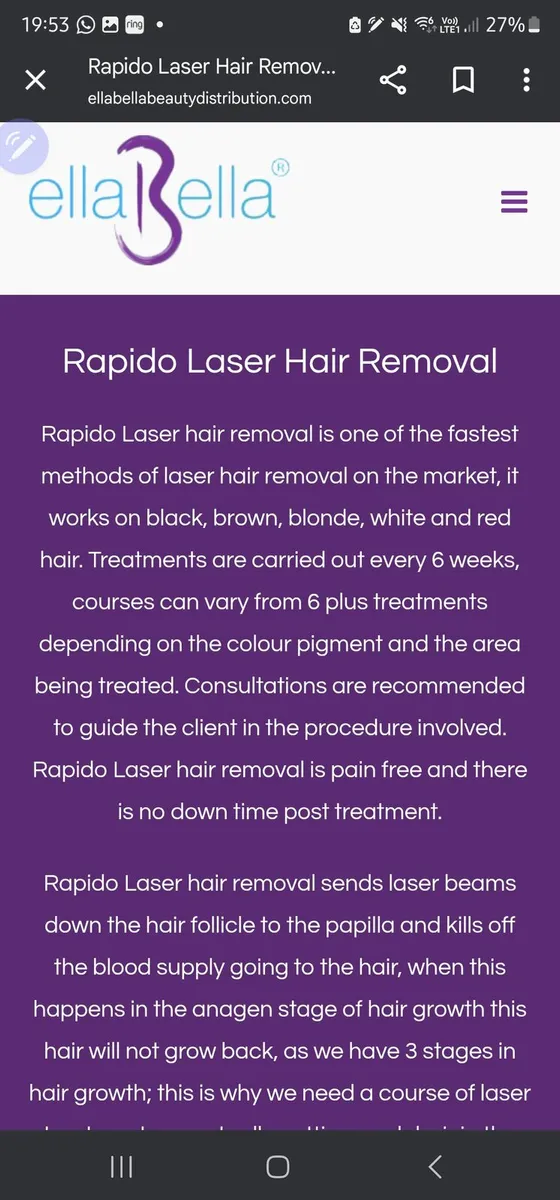 laser hair removal machine - Image 2
