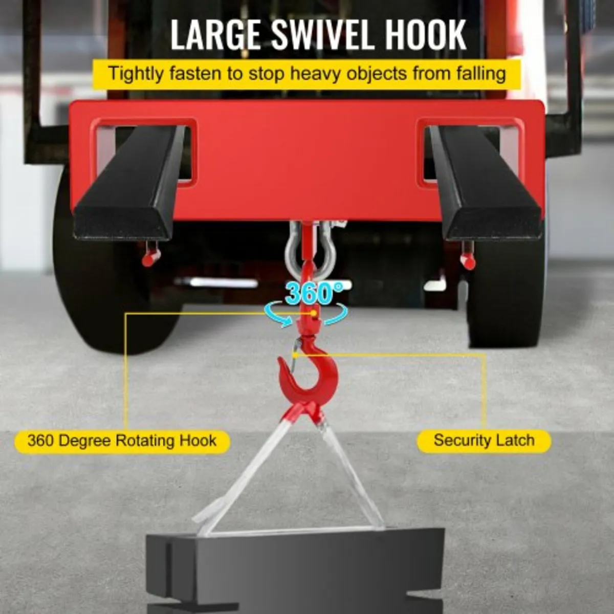 2 Ton Forklift Lifting Hook 4000 LBS/2000KG Capaci - Image 2