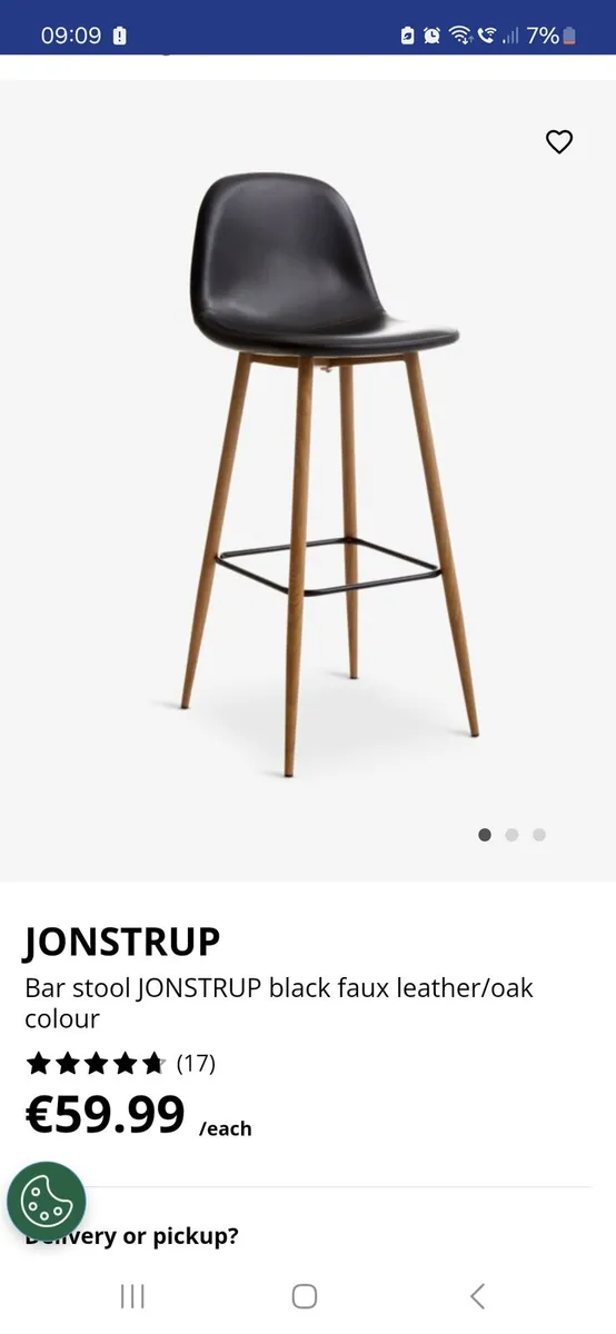 2 Brand New High Stools - Image 2