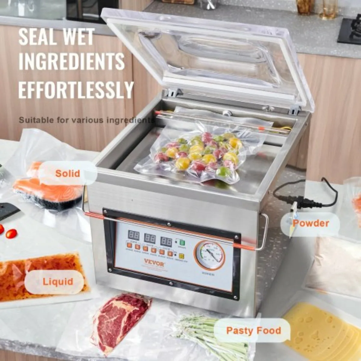 Chamber Vacuum Sealer, 320W Sealing Power, Vacuum - Image 3
