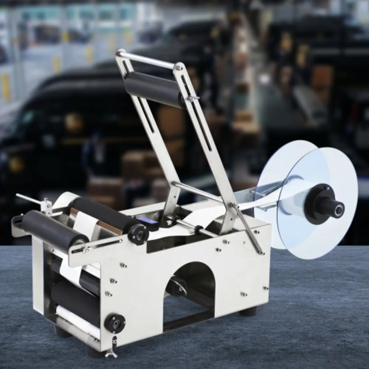 MT-50 Semi-automatic Round Bottle Labeling Machine - Image 1