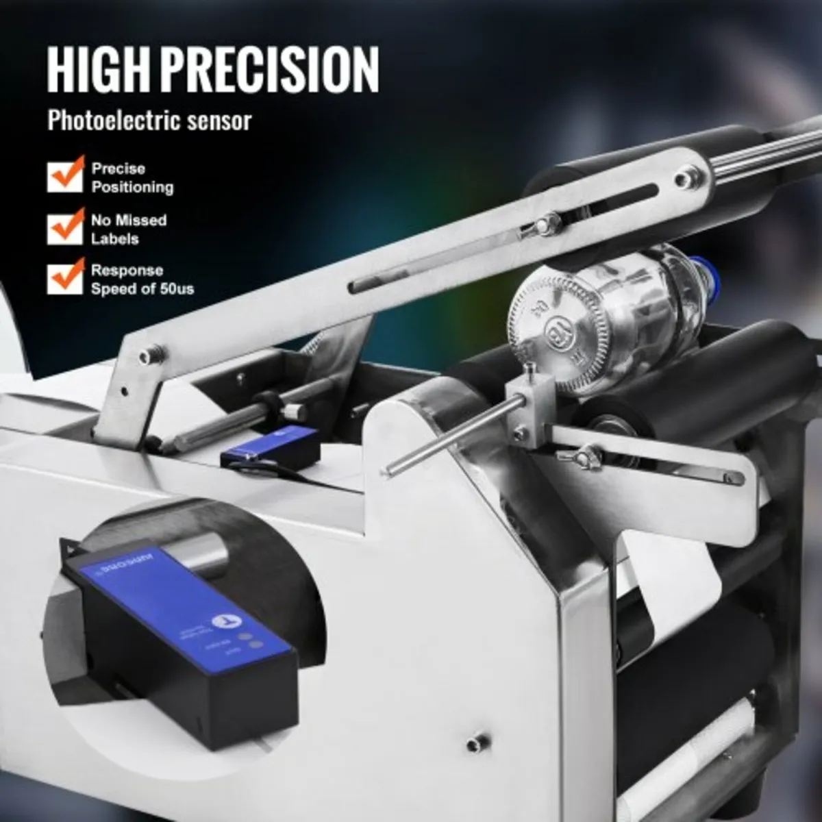 MT-50 Semi-automatic Round Bottle Labeling Machine - Image 3