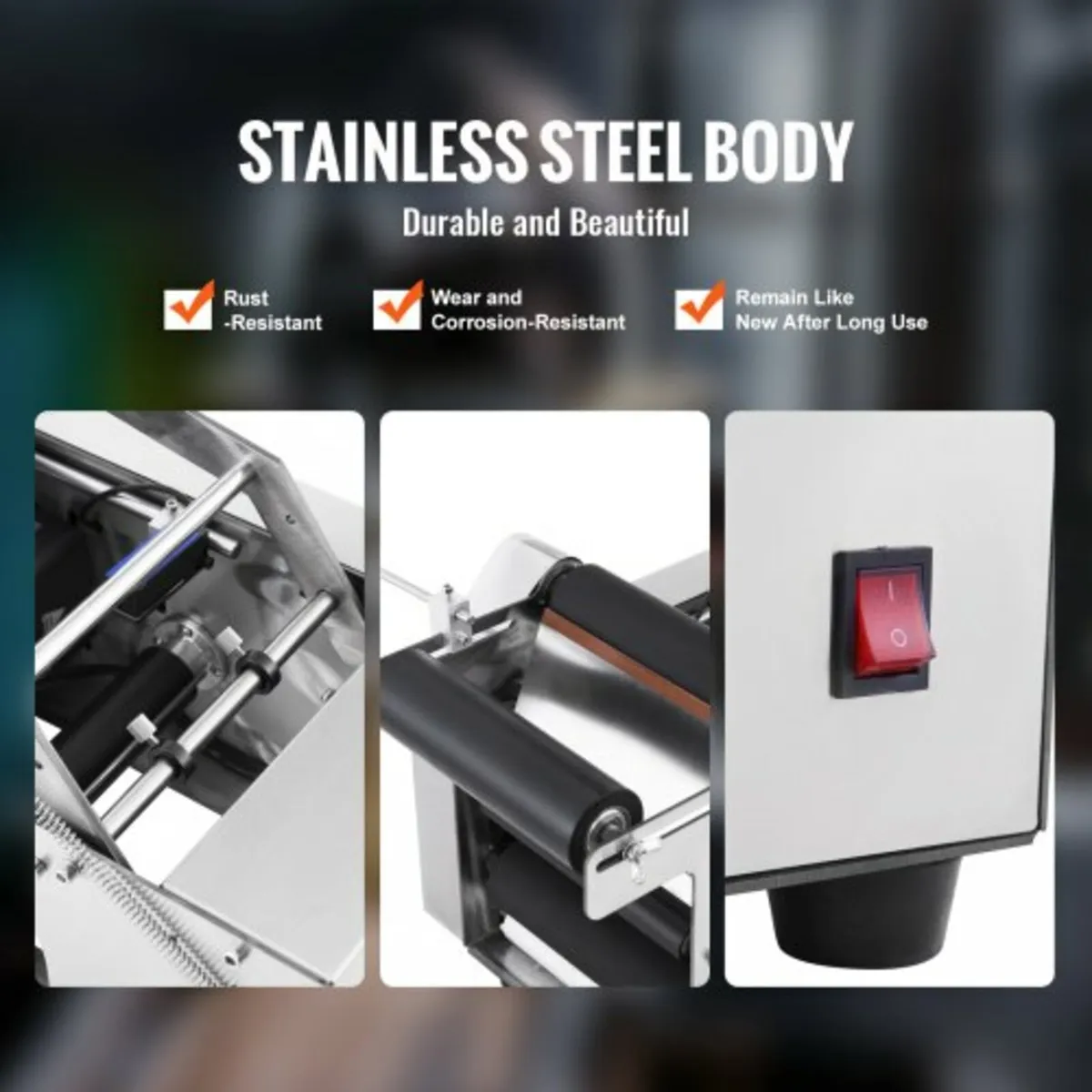 MT-50 Semi-automatic Round Bottle Labeling Machine - Image 4