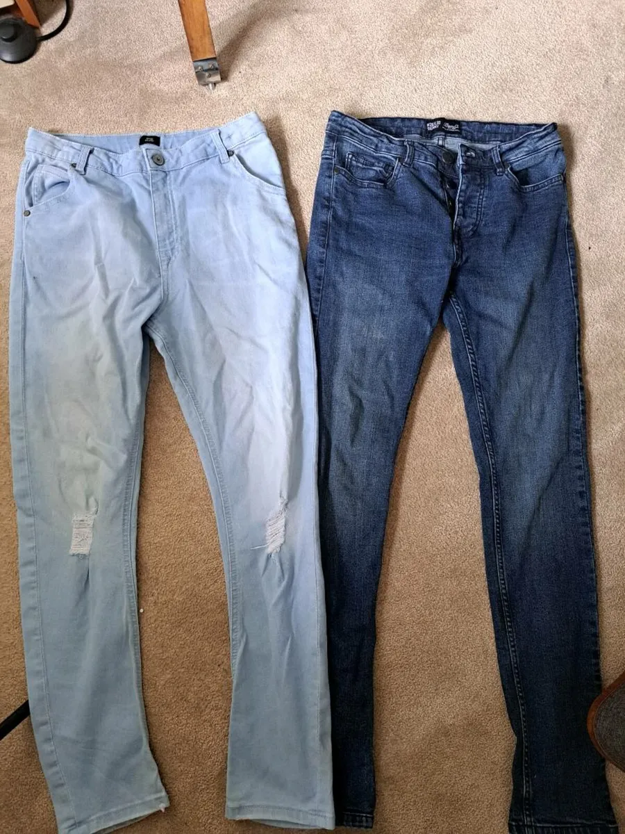 River island and primark Boys Jeans 10-11 - Image 1