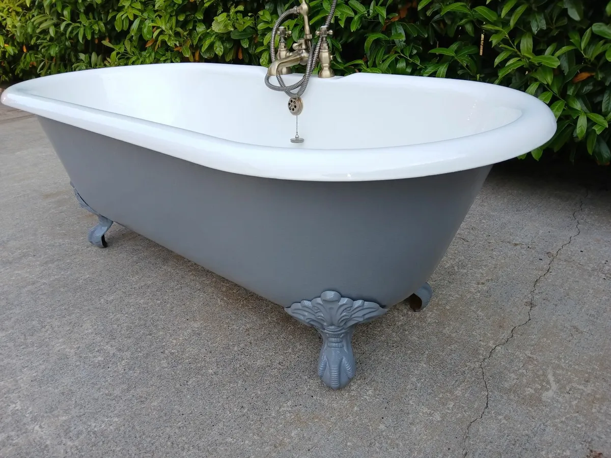 cast iron bath & bath - Image 4