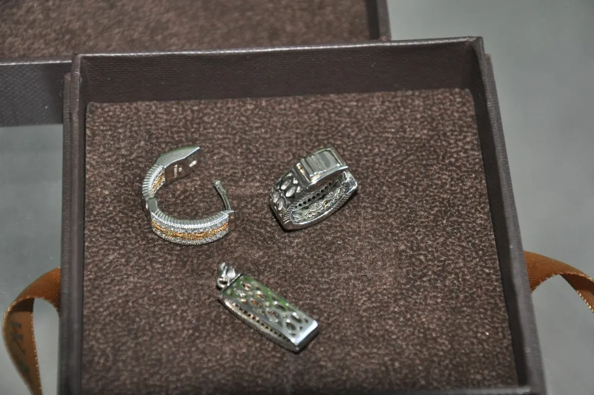 925 silver earrings and pendant set - Image 4