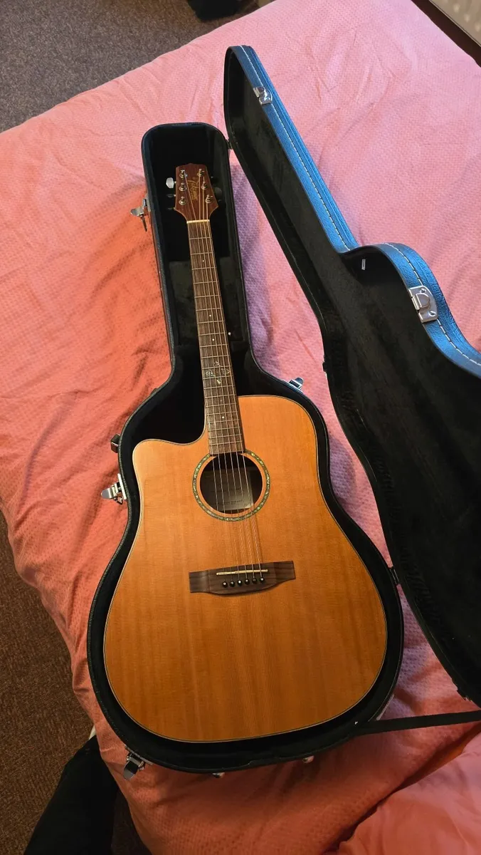 Left-Handed Takemine EG363SC Acoustic  Guitar - Image 1