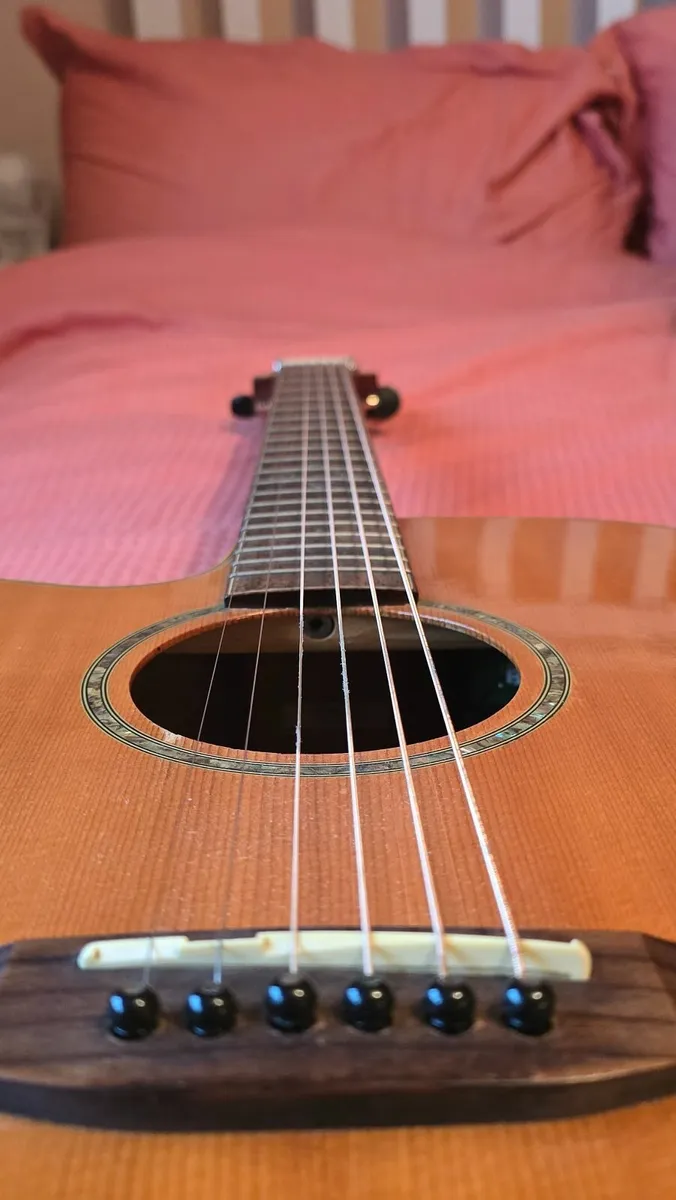 Left-Handed Takemine EG363SC Acoustic  Guitar - Image 4