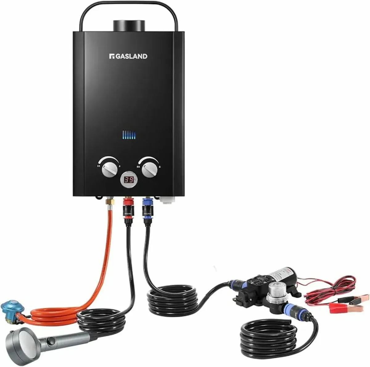 6L Gas Water Heater with 6L Water Pump 12V, Tankle - Image 1