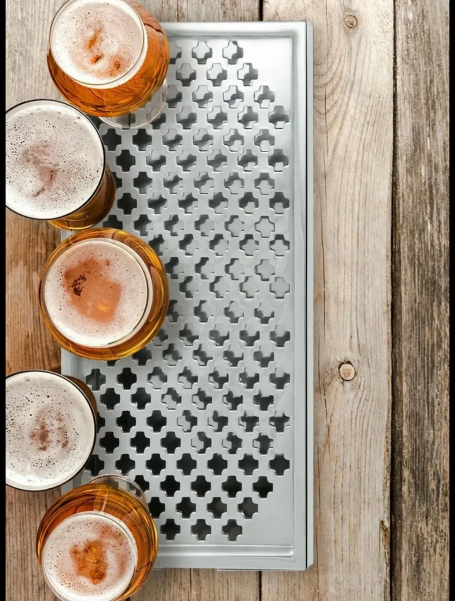 Home Bar Drip Tray Stainless Steel 12” x 6” - Image 2
