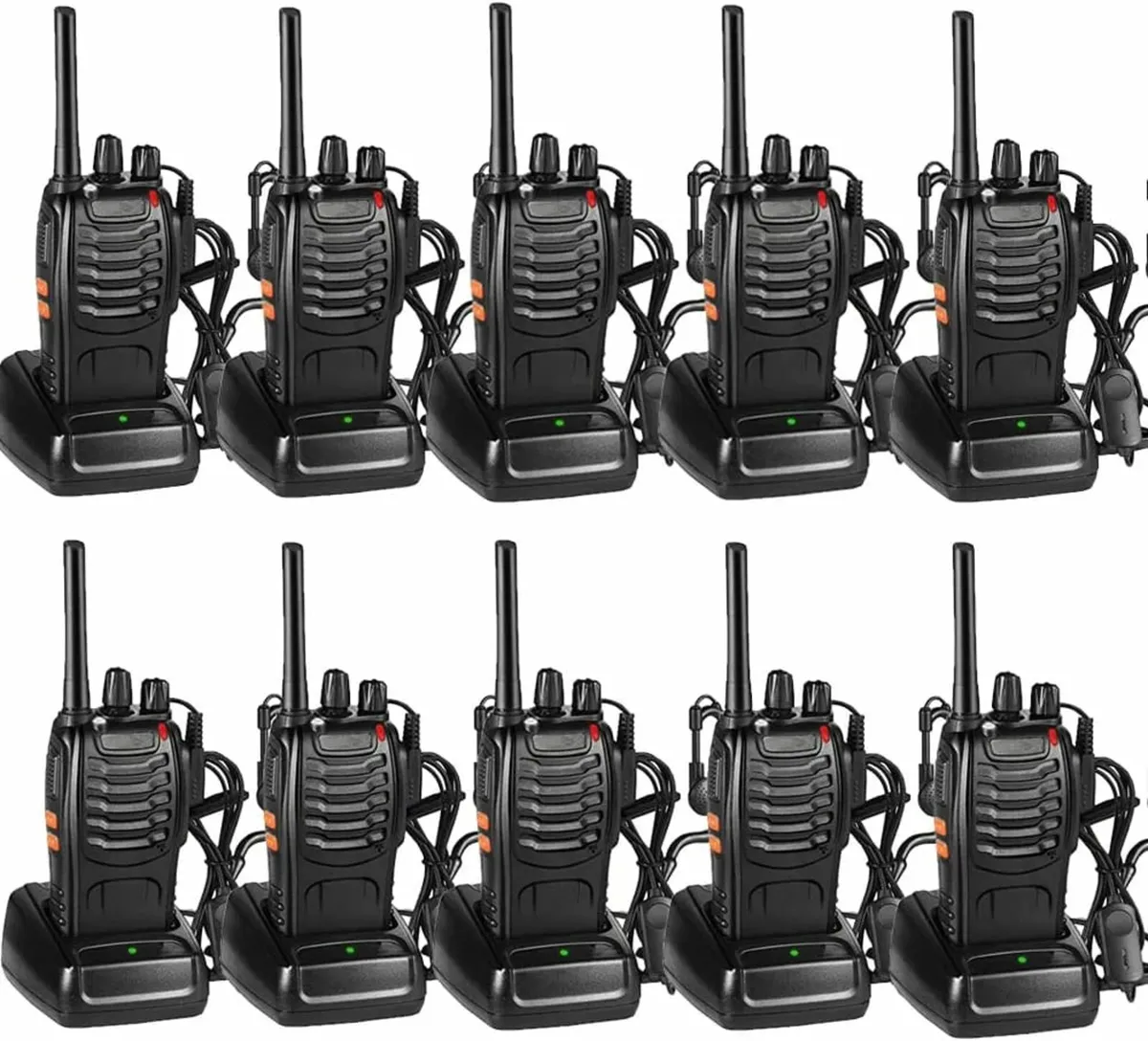 Walkie Talkies for Adults 10Pcs Professional Walki - Image 1