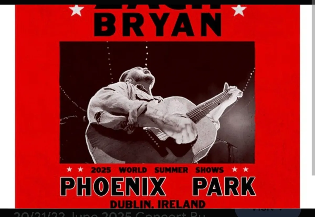 Zach Bryan 2x tickets Friday night!