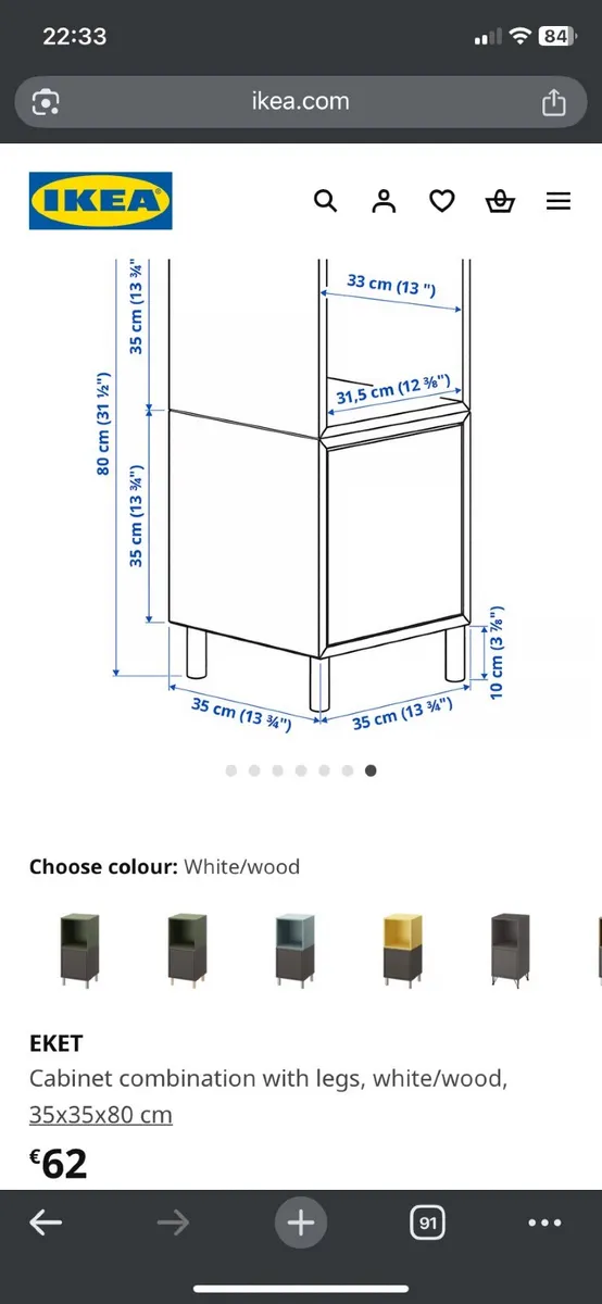 Bedside locker - Image 1