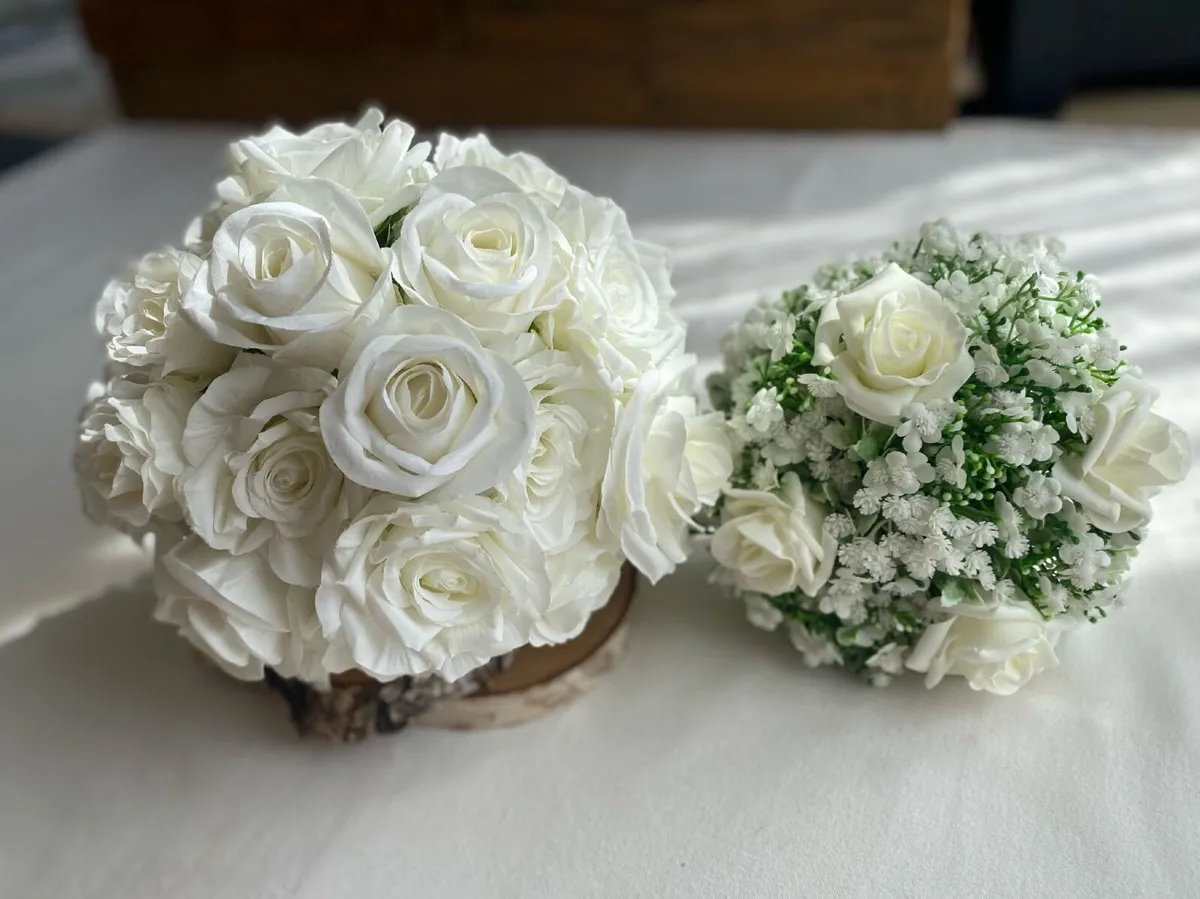Artificial Wedding Flowers Bridal Package - Image 1