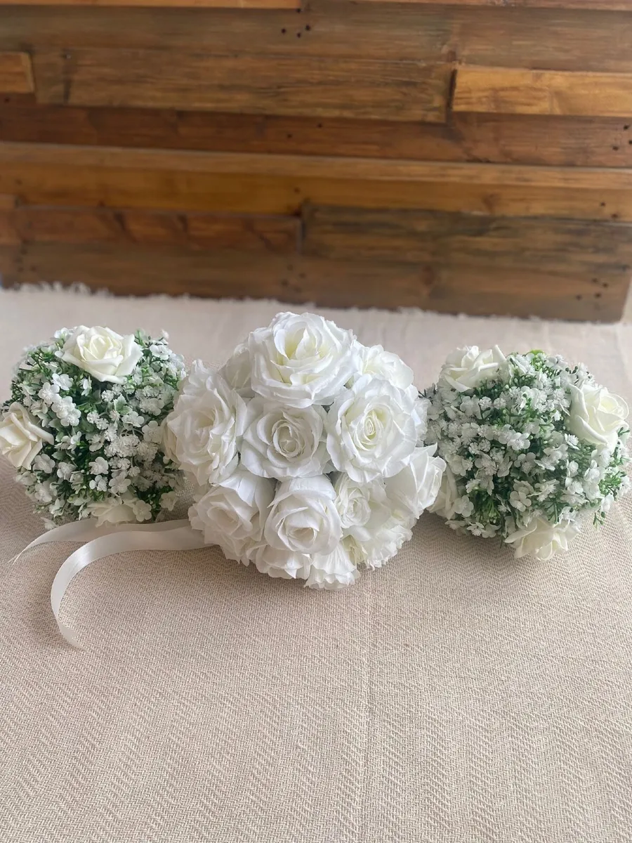 Artificial Wedding Flowers Bridal Package - Image 2
