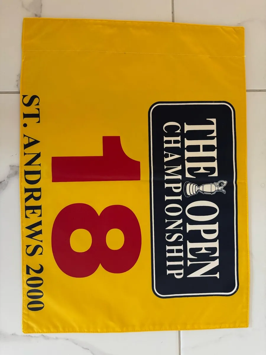 2000 Open Championship Tiger Slam Flag - Image 2