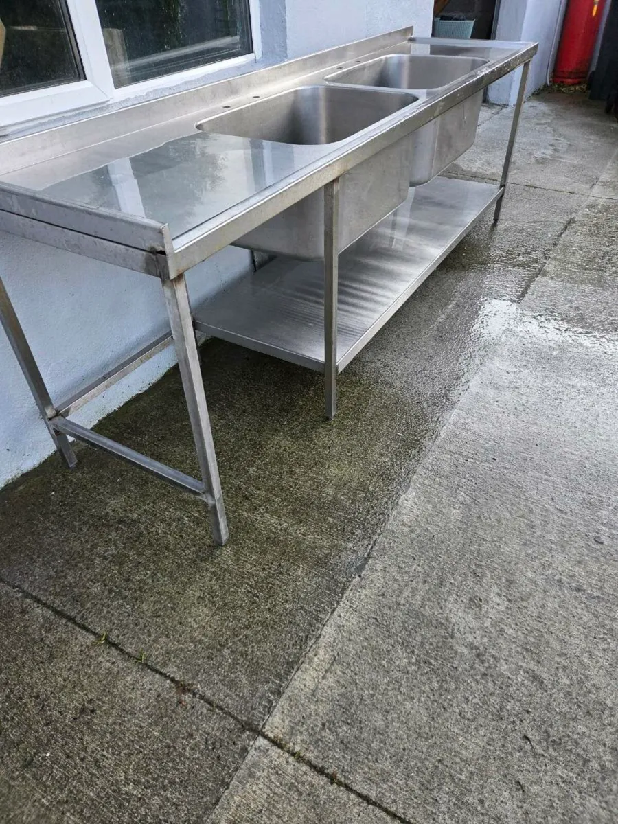 Extra deep double bowl stainless steel sink - Image 4