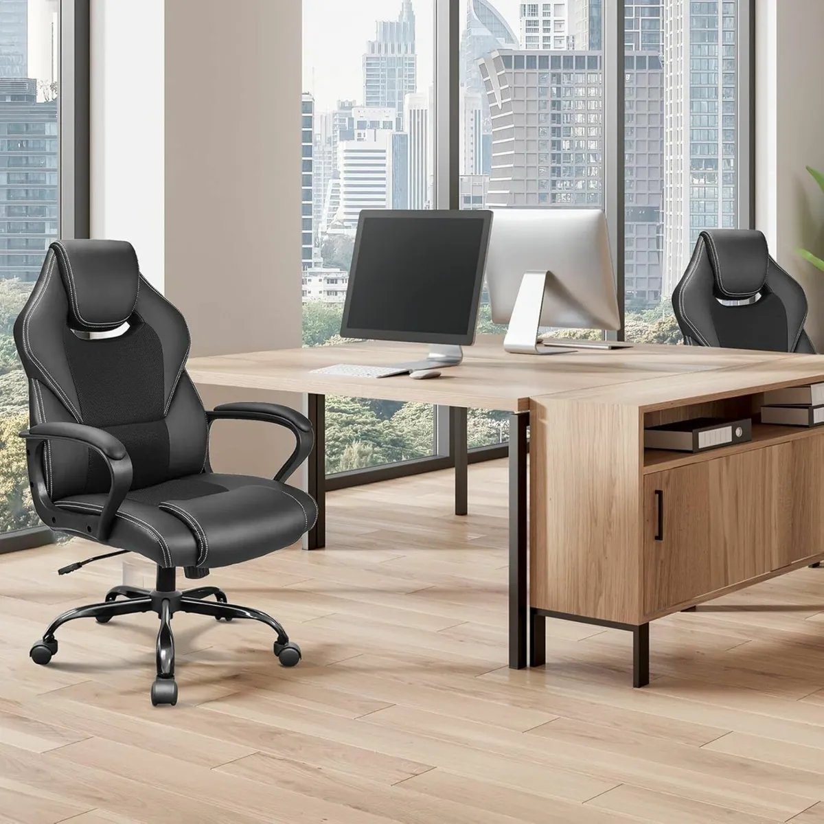 Office Chair Ergonomic Computer Chair Gaming black - Image 4